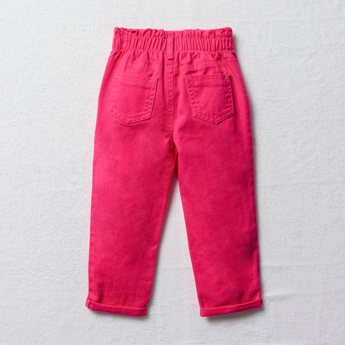 Paperbag mom denim cerise-CERISE-2-3 YRS