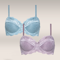 2 PACK MULTIWAY LACE SKY MINK-LIGHT BLUE-38 D