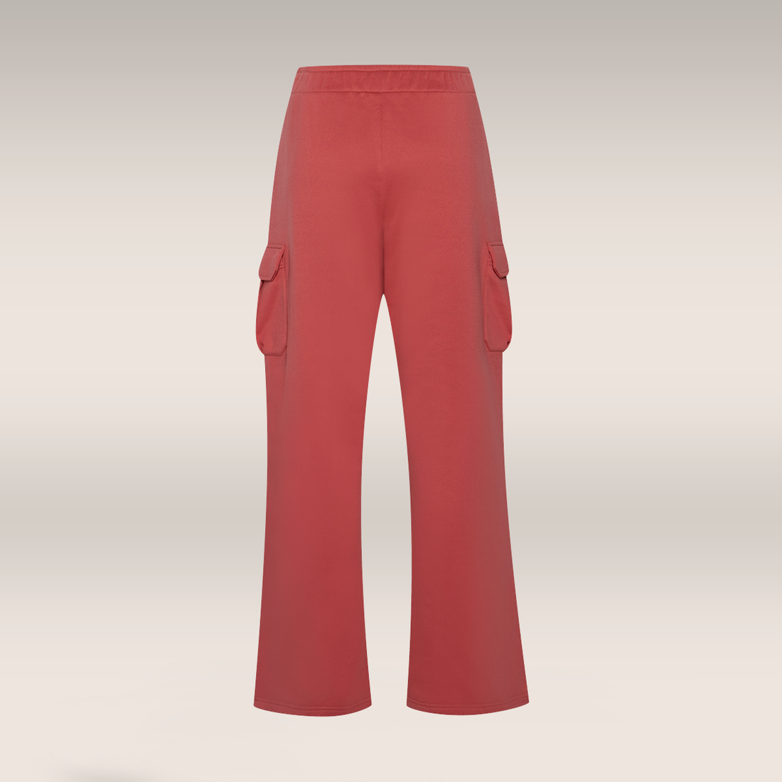 Utility Styled Straightleg trackpant mineral red-MID PINK-S