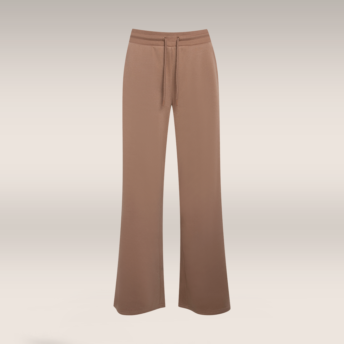 Wideleg trackpant beaver fur-MOCHA-S