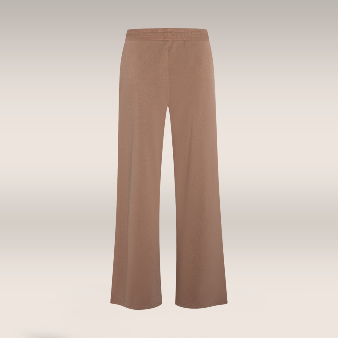 Wideleg trackpant beaver fur-MOCHA-S