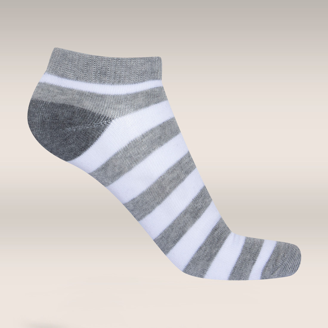 5 Pack lowcut socks grey spots-DARK GREY-4-7