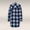 Melton shacket coat navy check-NAVY-40 (1)