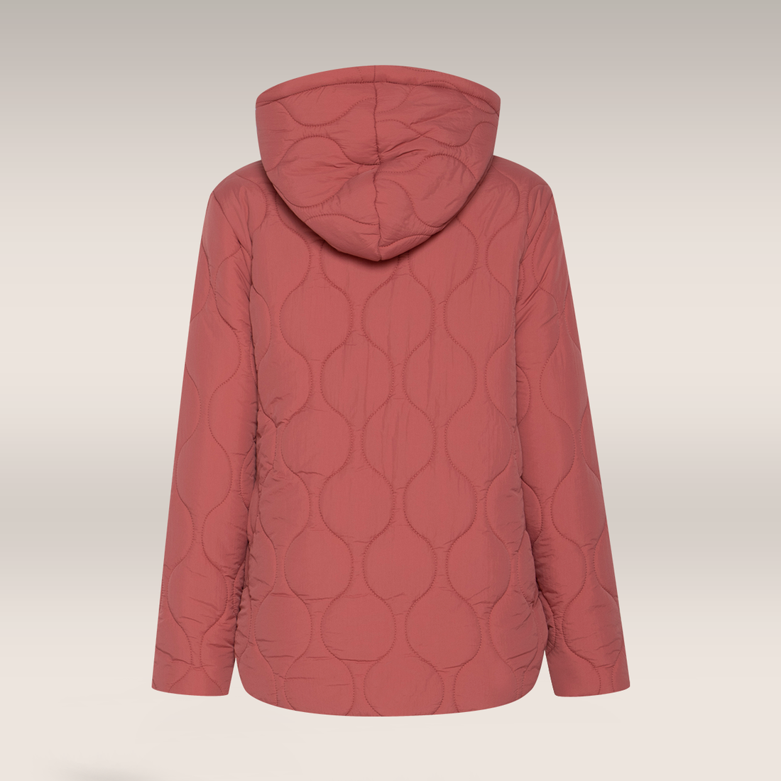 LIGHT WEIGHT HOODED JACKET MINERAL RED-MID PINK-40