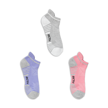 3 pack sport lowcut soft pink and purple-ASSORTED-FIT ALL