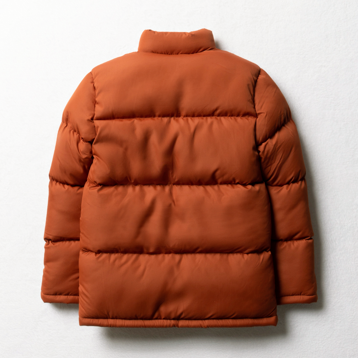 FASHION PUFFER JACKET PLAIN ORANGE-TANGERINE-11-12 YRS (1)