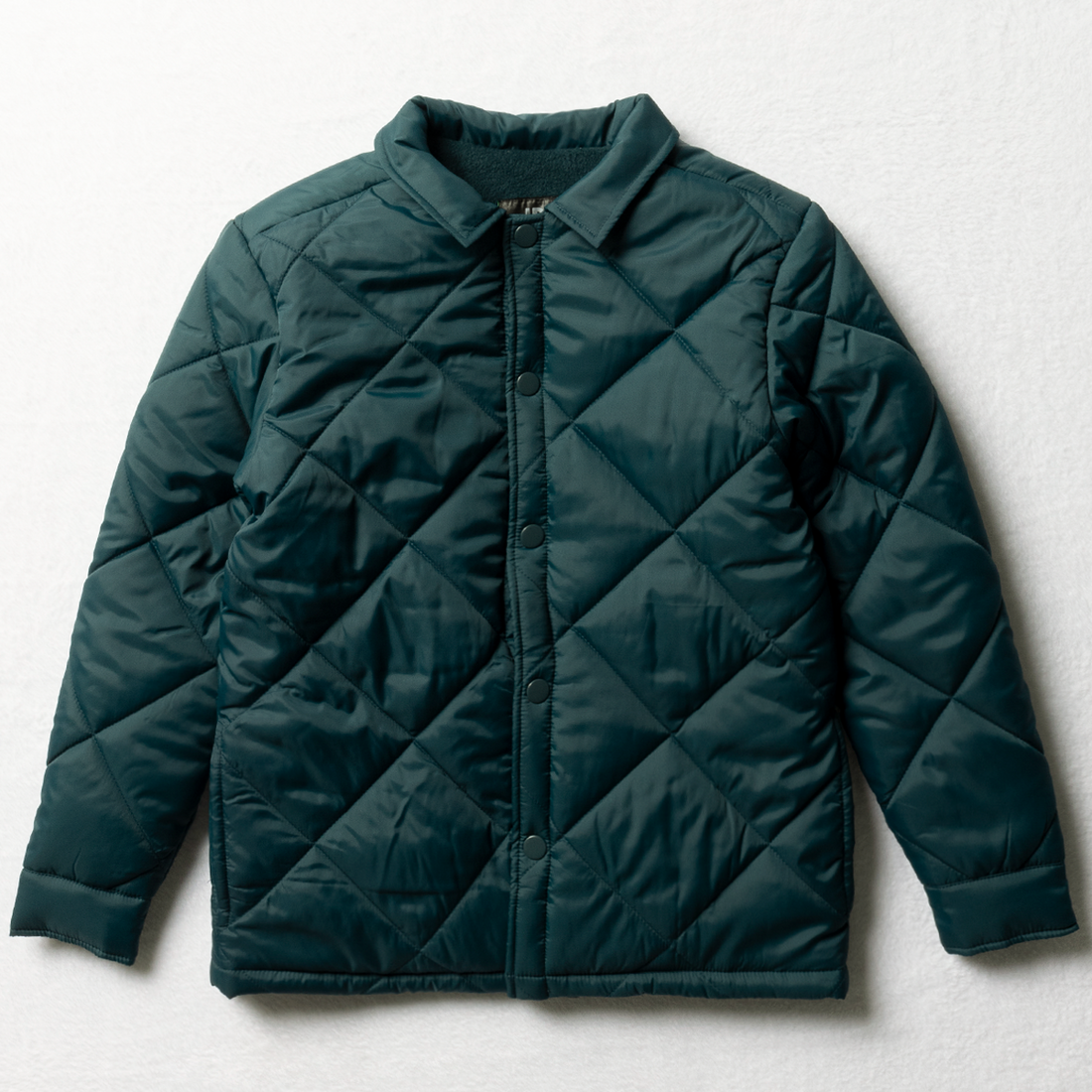 SHACKET QUILTED TEAL-TEAL-7-8 YRS