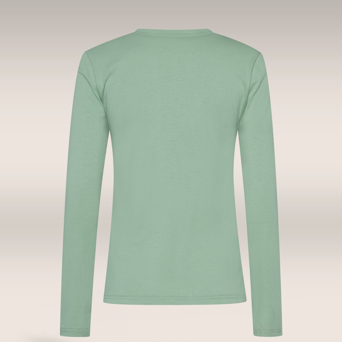 LSLv Crew Cotton Elastine T-shirt Sage Top up-SAGE-M