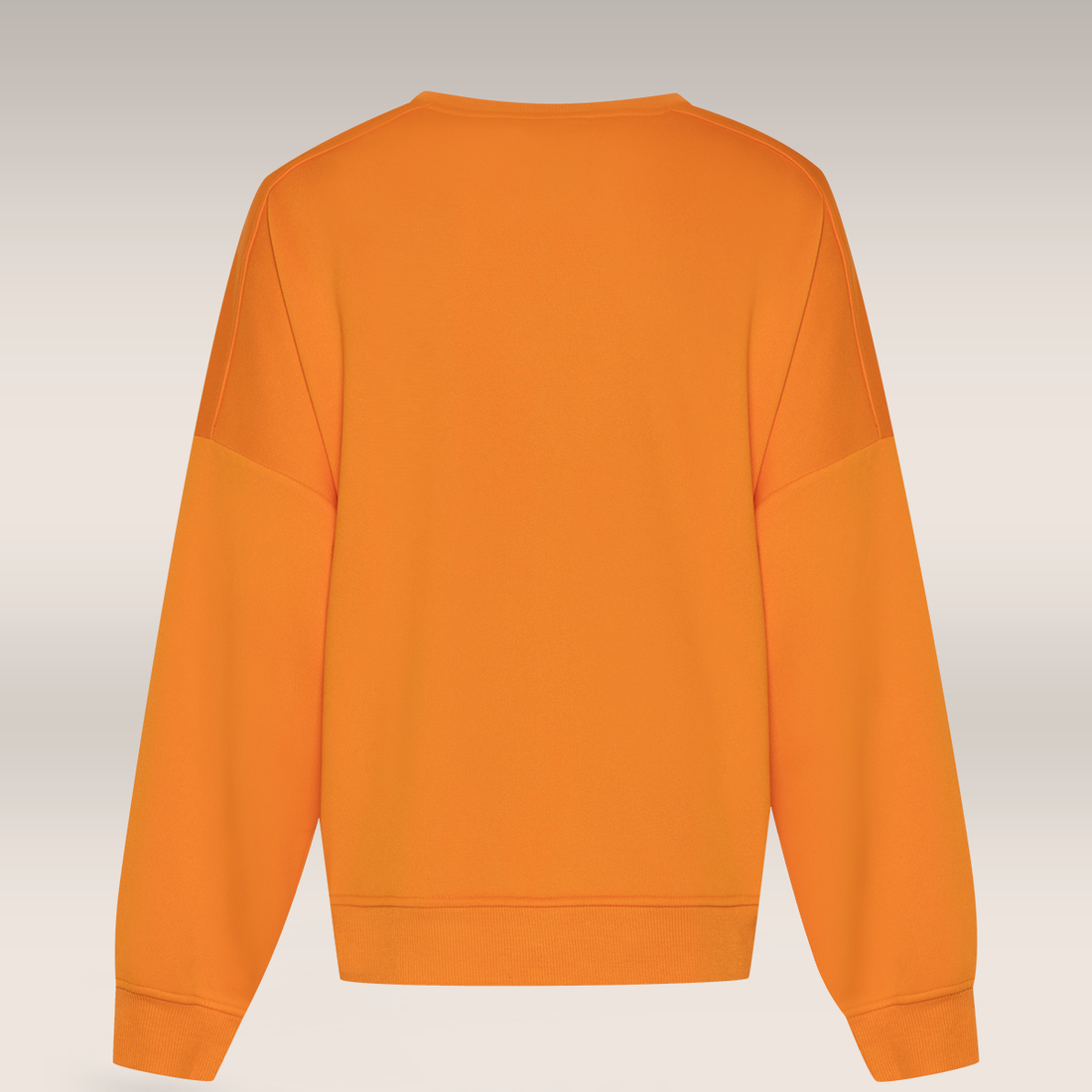 CHARACTER CROPPED CREW NECK SWEAT TOP ORANGE MICKE-TANGERINE-XS