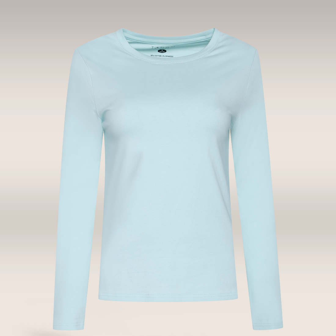 LSLV Crew -neck T-Shirt Blue-LIGHT BLUE-M