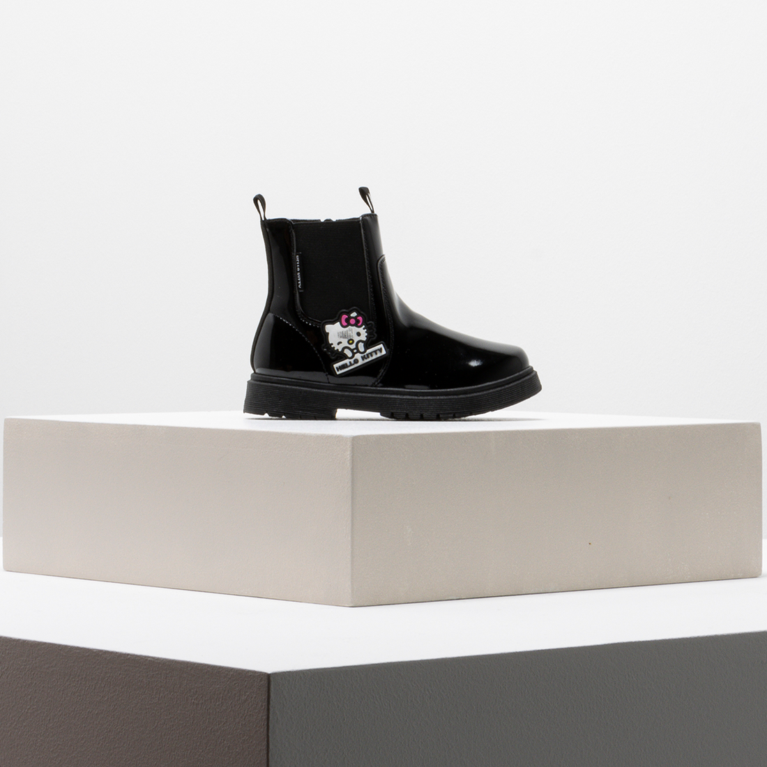 ST hello kitty chelsea boot-BLACK-8