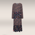 Printed viscose maxi dress navy-NAVY-40