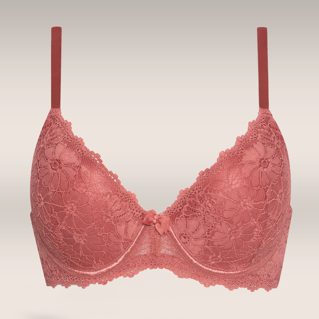 2 PACK SML BALCONETTE LACE CORAL PINK-CORAL-34 B