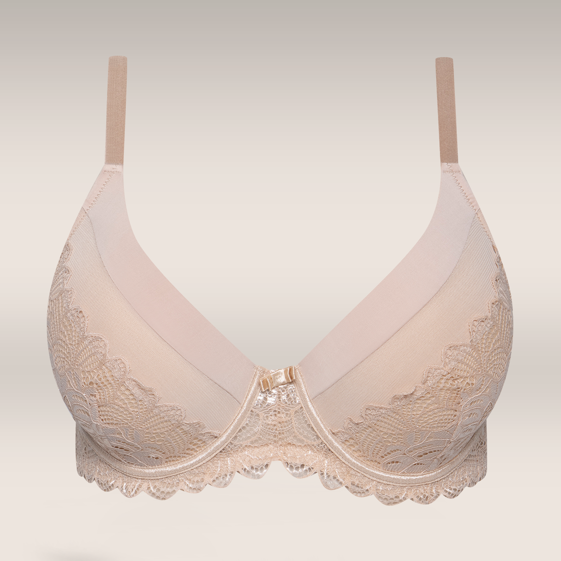 2 PACK BIG BALCONETTE LACE SKIN TURQ-BEIGE-38 D