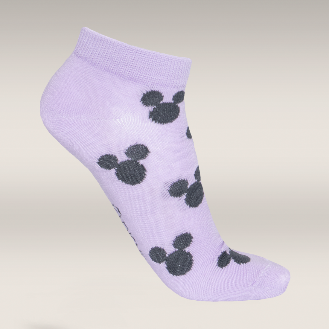 3 PACK LOW CUT SOCK MICKEY LILAC-LILAC-4-7