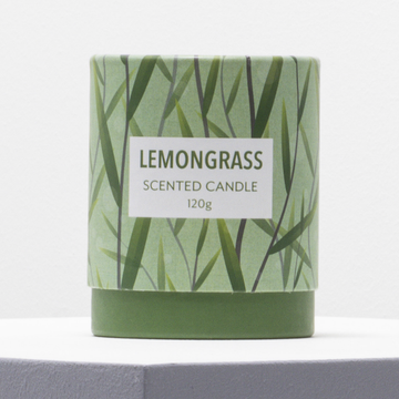 Lemon grass scented candle green-GREEN-ONE SIZE