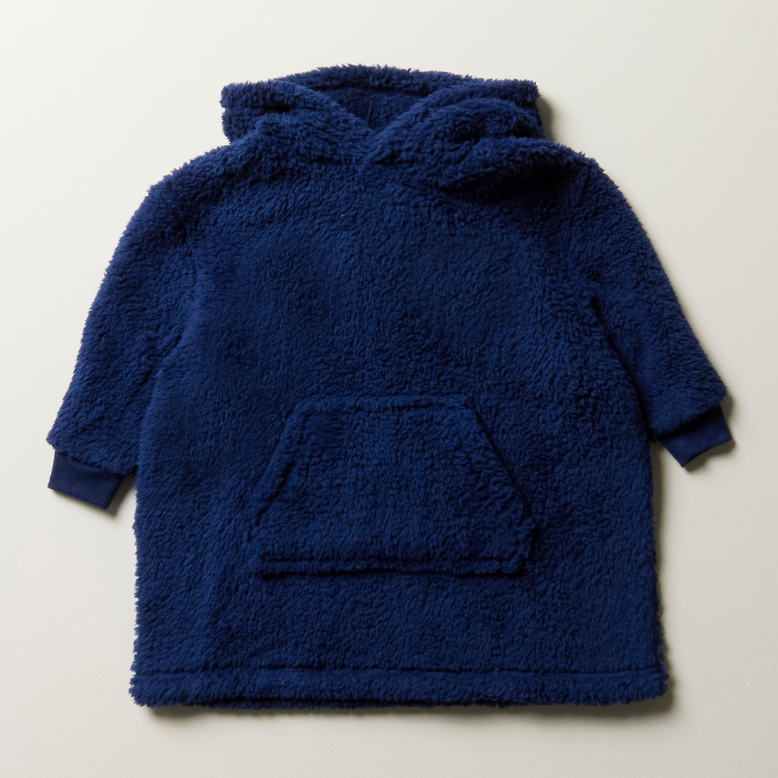 Plain coral fleece snooze top navy-NAVY-2-3 YRS