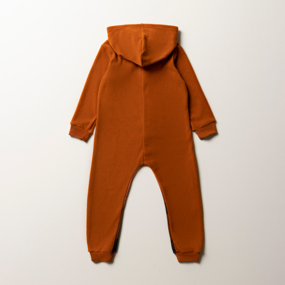 Adventure coral fleece onesie tobacco-TABACCO-2-3 YRS