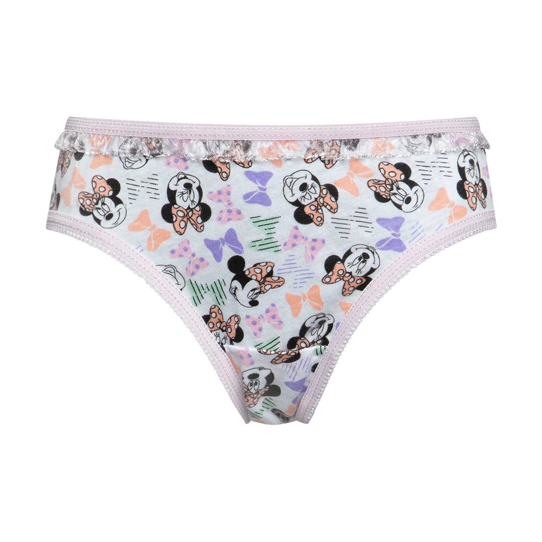 PG 3PK BIKINI ST MINNIE S22 RPL-RED-6-7 YRS