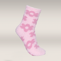 2 Pack  chunky socks pink flowers-ASSORTED-4-7 (2)