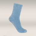 2 PACK  CHENILLE SOCKS BLUE AND BLACK-ASSORTED-4-7 (1)