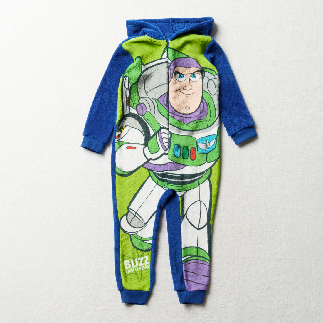 Buzz Lightyear coral fleece onesie cobalt-COBALT-2-3 YRS