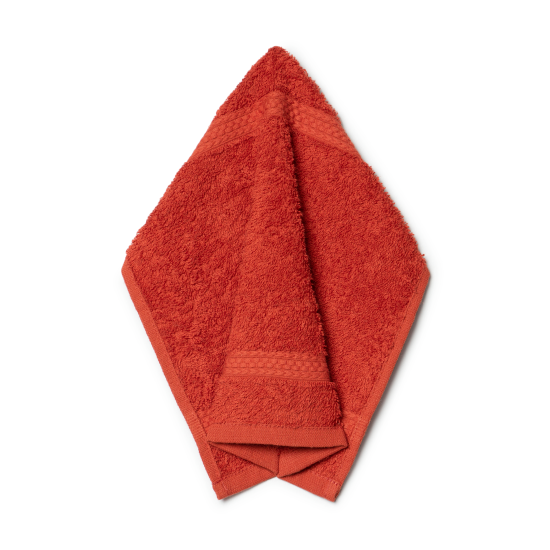 Face cloth burnt orange-BURNT ORANGE-30X30 CM