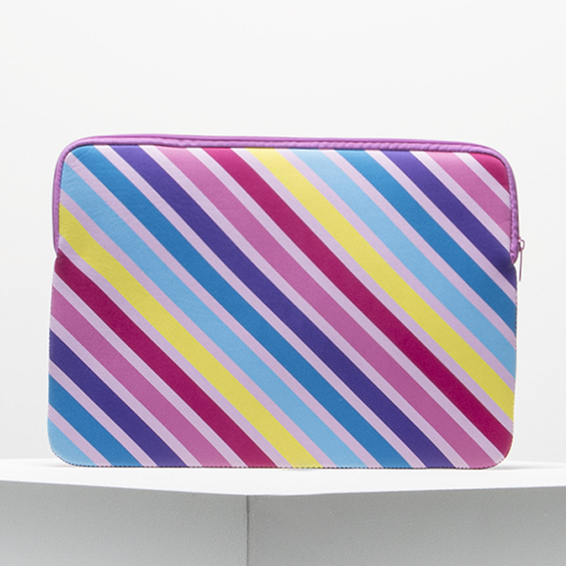 STRIPE LAPTOP SLEEVE PINK-CERISE-ONE SIZE