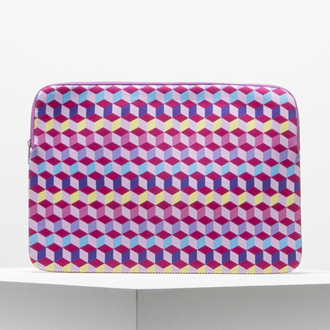 GEO LAPTOP SLEEVE PINK-CERISE-ONE SIZE