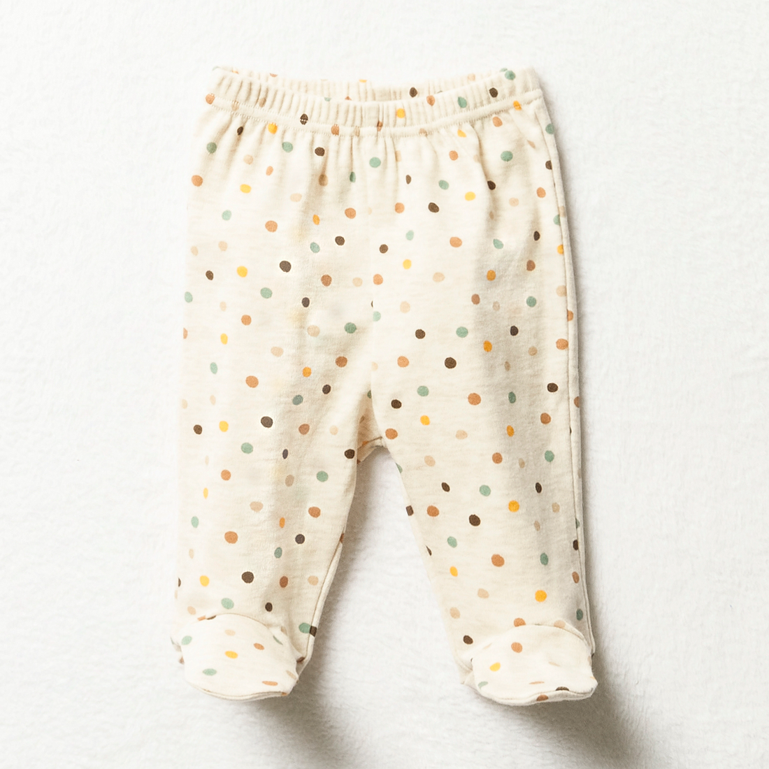 3PK LEGGINETTE MFW UNI UNI BEAR PRINT-OATMEAL-6-12 MTHS