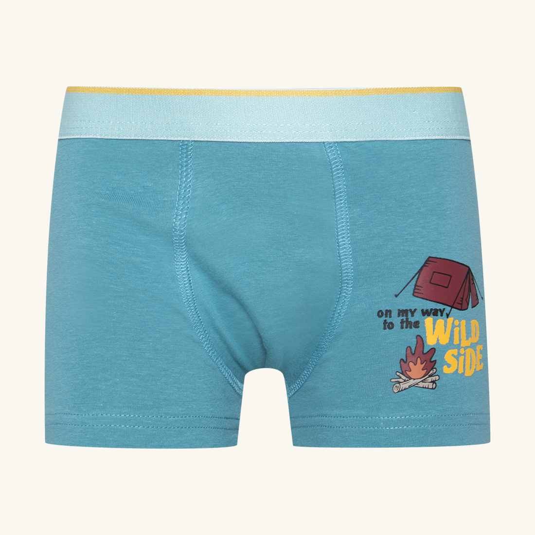 3 Pack camping knit boxer chocolate-CHOCOLATE-2-3 YRS