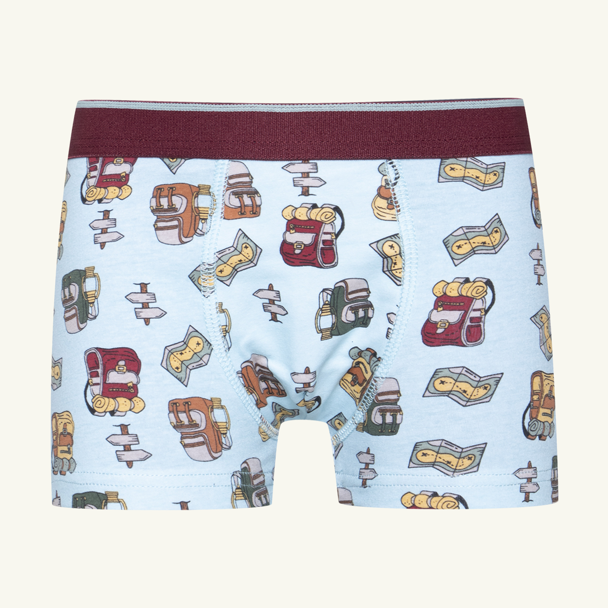 3 Pack camping knit boxer chocolate-CHOCOLATE-2-3 YRS (2)