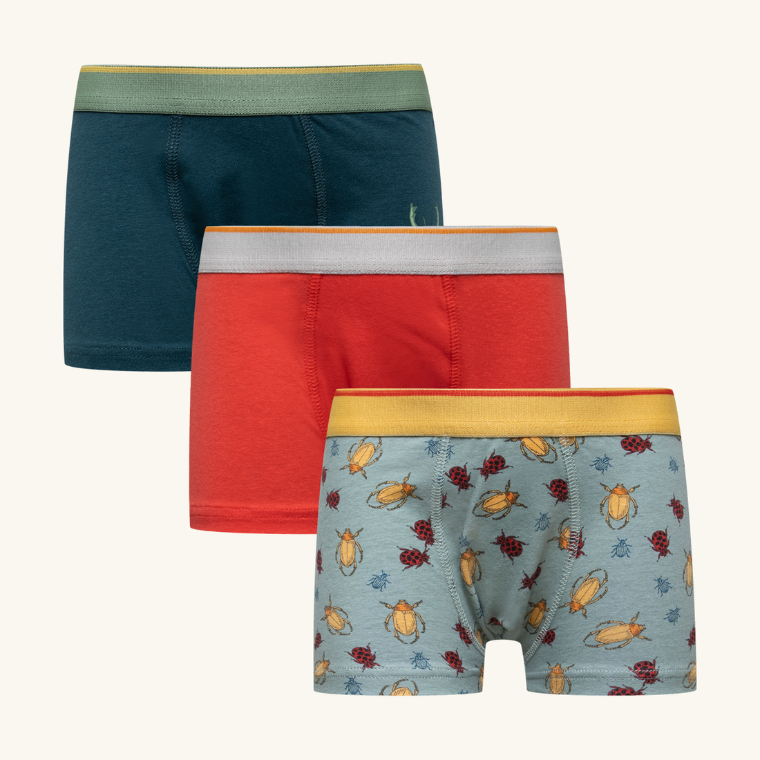 3 Pack bugs knit boxer forest-FOREST-2-3 YRS