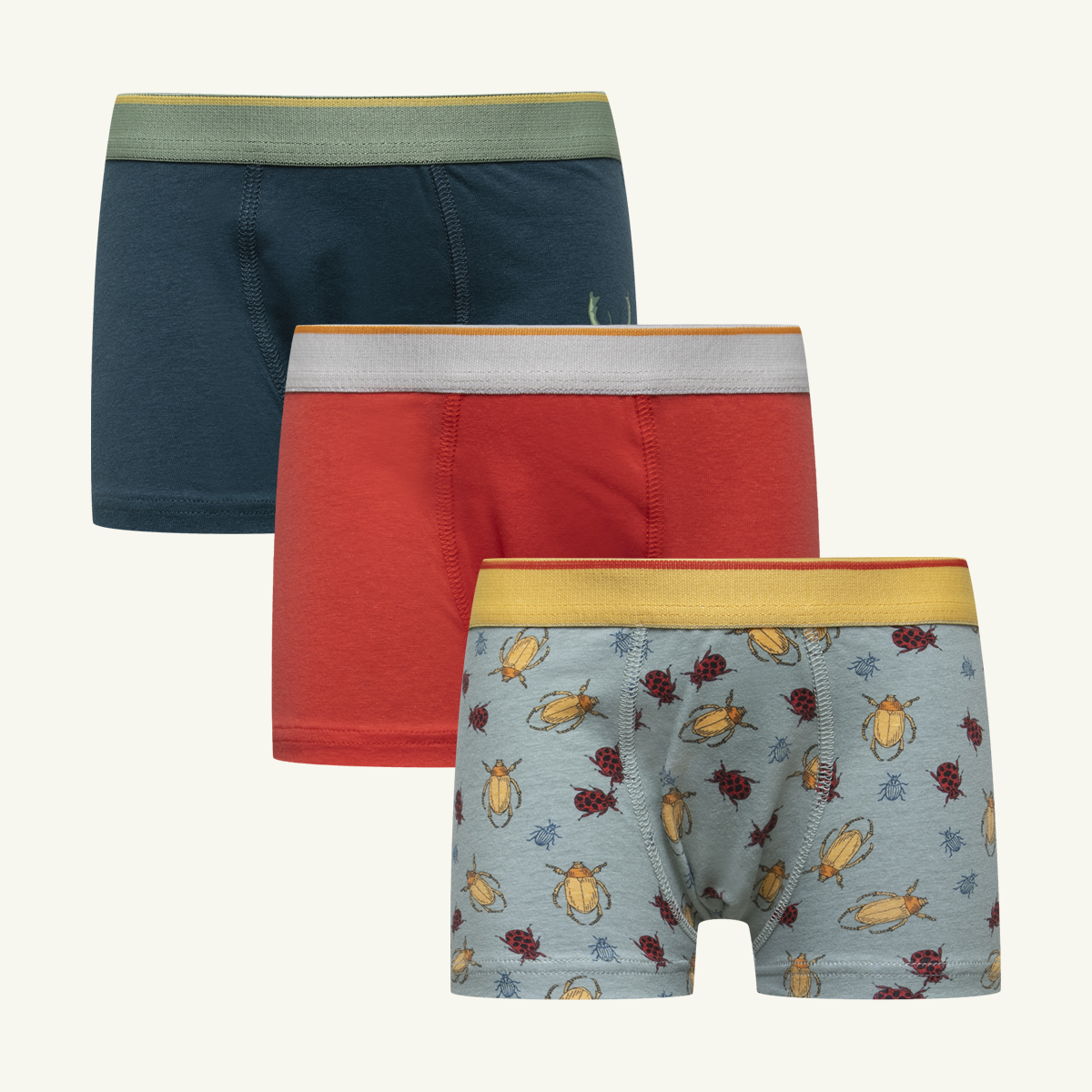 3 Pack bugs knit boxer forest-FOREST-2-3 YRS