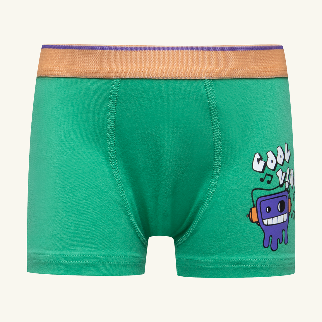 3 Pack graffiti knit boxer green-BRIGHT GREEN-2-3 YRS