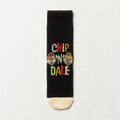 Chip and Dale 3 pack socks black-BLACK-9-12 (1)