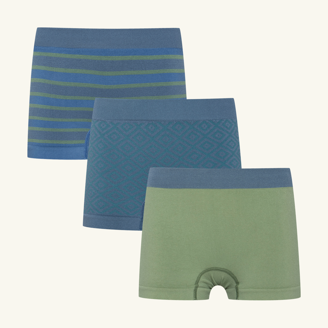 3 Pack lion seamless boxer jade-JADE-5-7 YRS