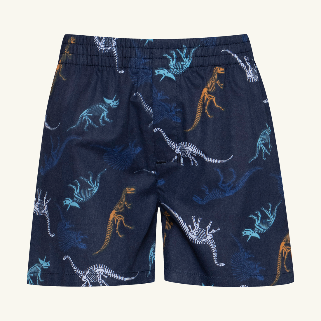 3 Pack dino woven boxer navy-NAVY-6-7 YRS