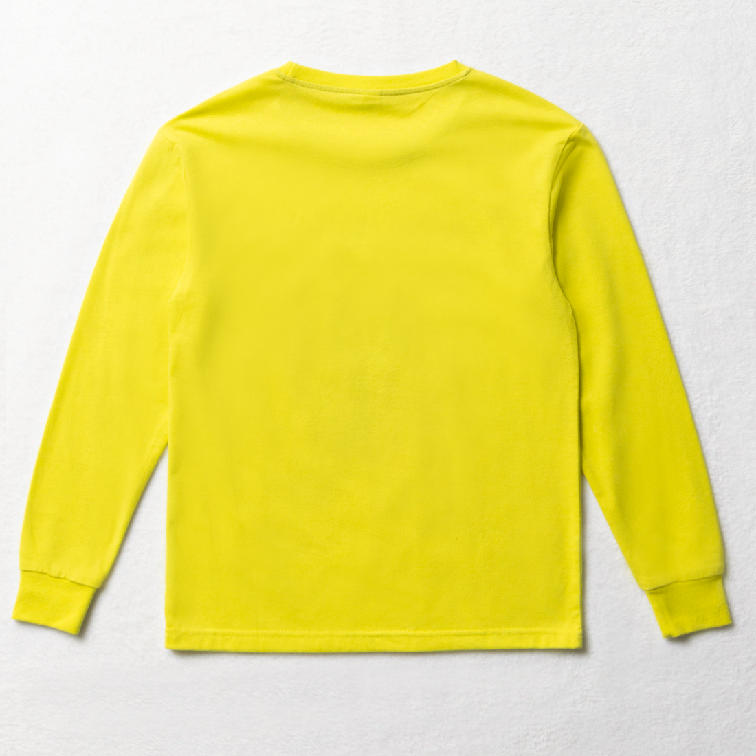 LS FASHION T-SHIRT OVERSIZED YELLOW-CANARY YELLOW-11-12 YRS