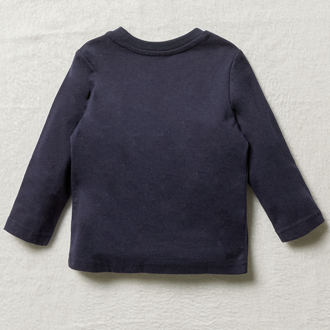 LS PLN TEE NAVY-NAVY-24-36 MNTHS