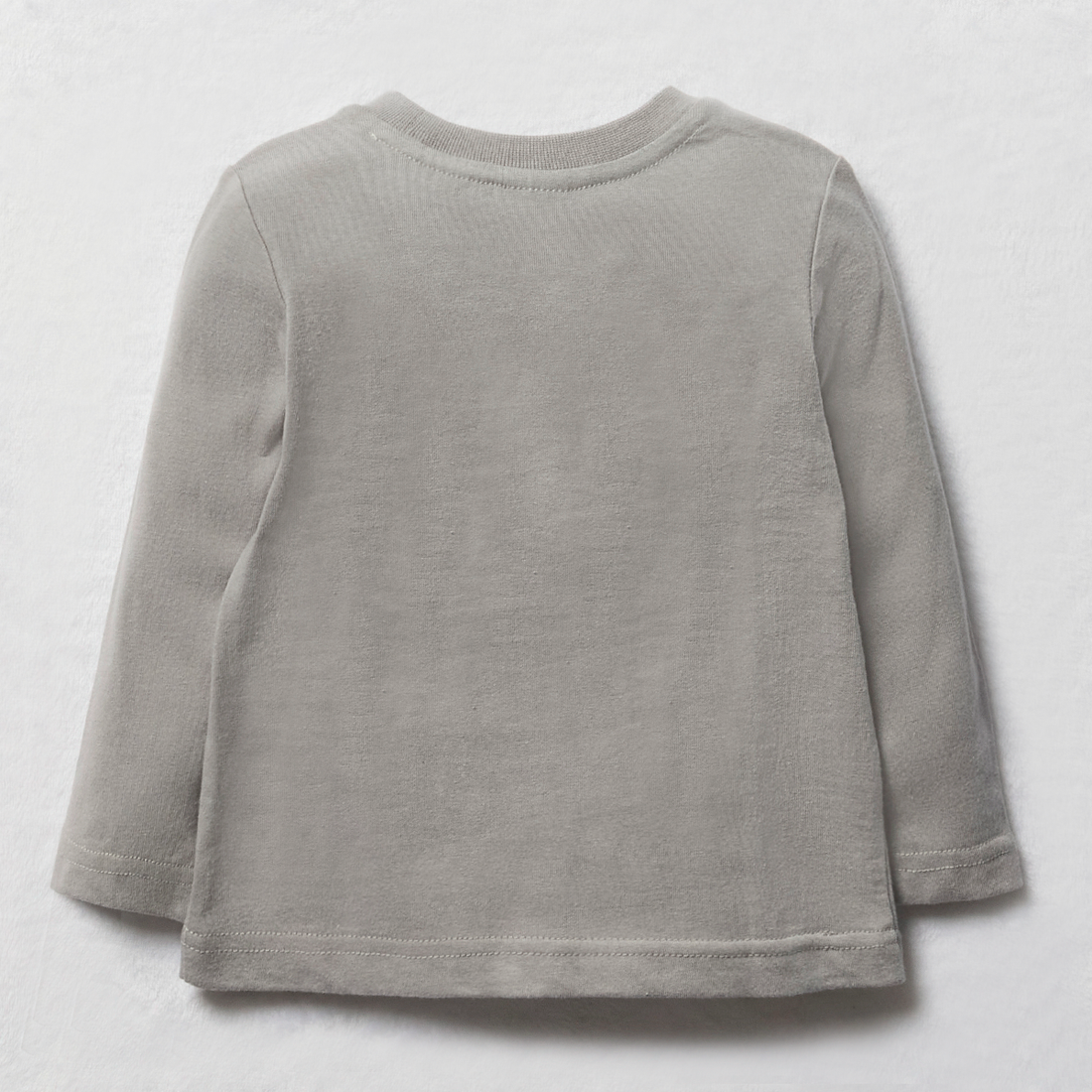 LS T PLAIN GREY-GREY-24-36 MNTHS