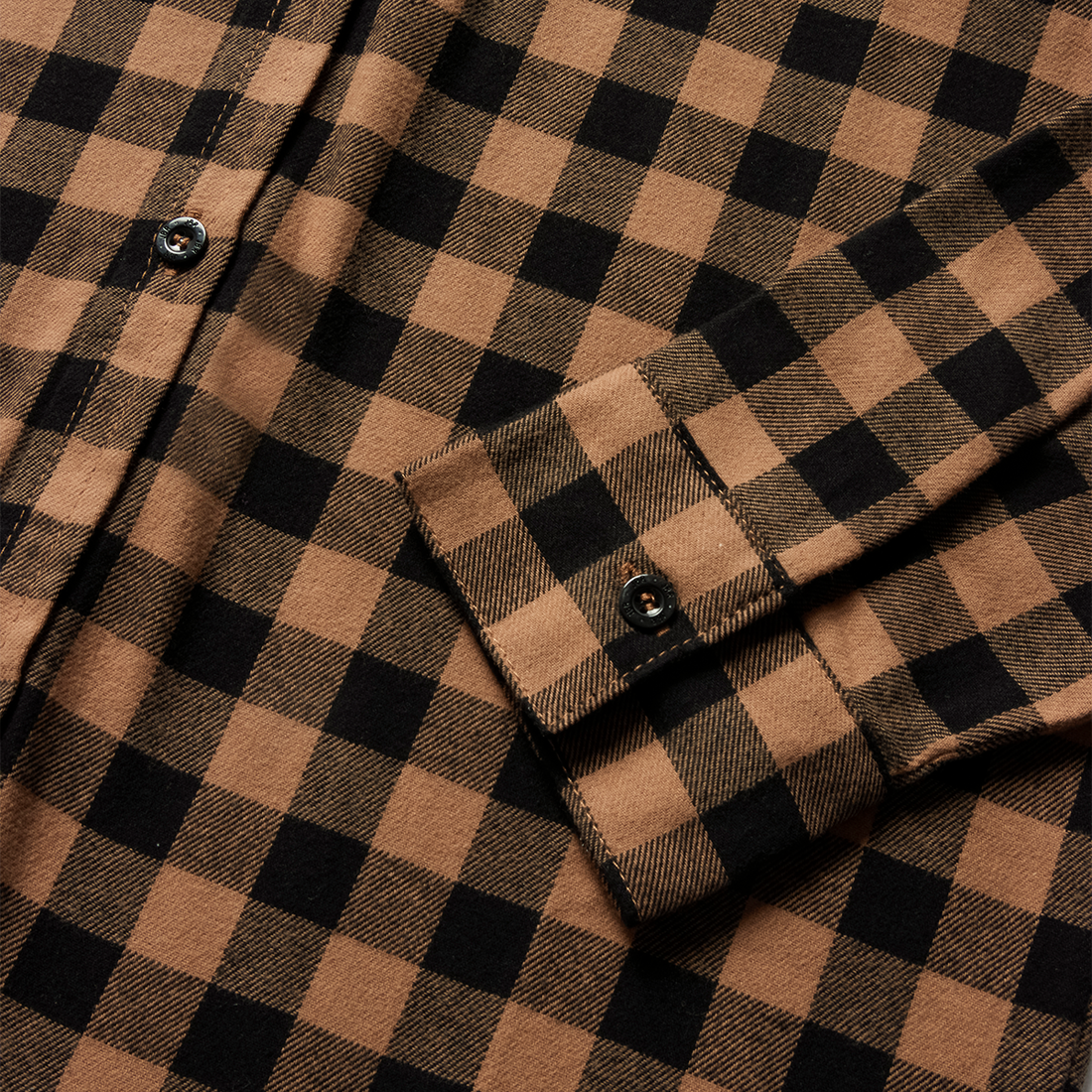 LS SHIRT CHECK BROWN-MOCHA-11-12 YRS