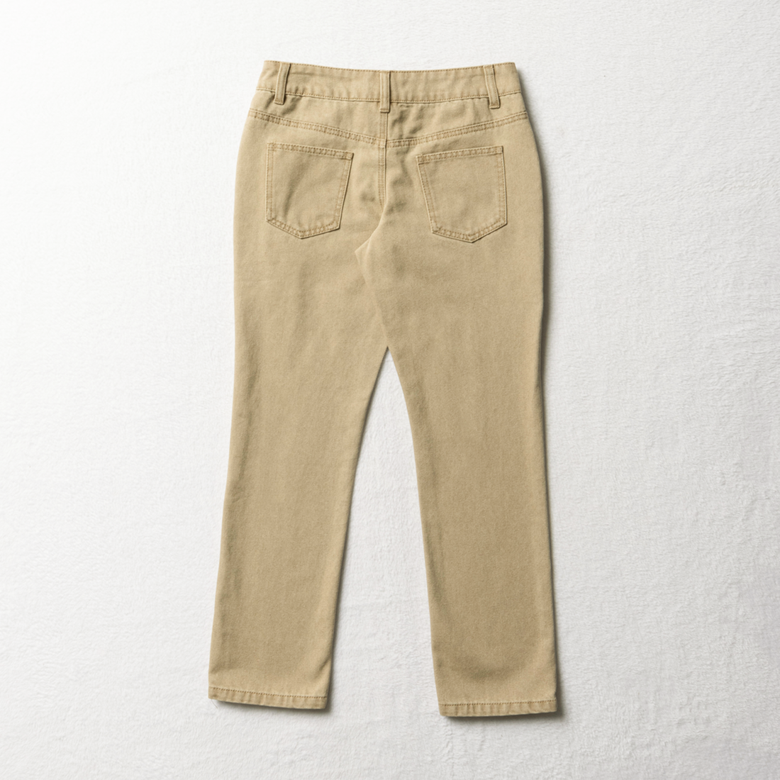 Straight leg styled denim trouser white-OFF-WHITE-7-8 YRS