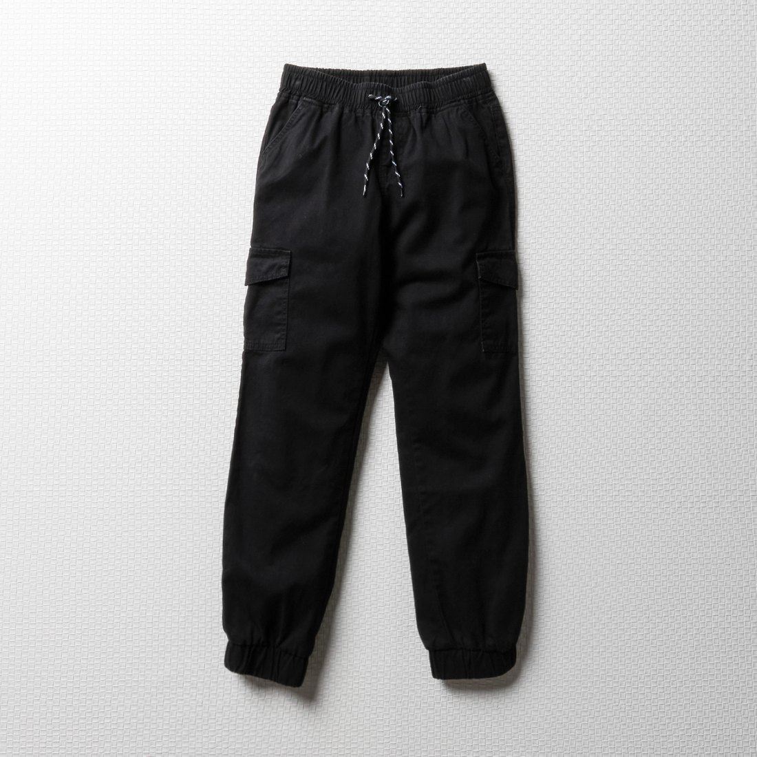 Cargo fashion trouser black-BLACK-7-8 YRS