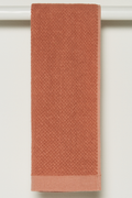 Pebble guest towel orange-CORAL-30X50 CM