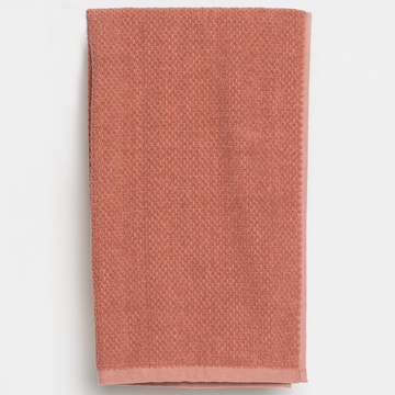 Pebble hand towel orange-CORAL-50X90 CM