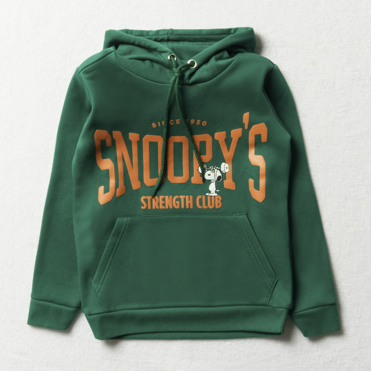 Snoopy hooded tracktop green-FATIGUE-9-10 YRS