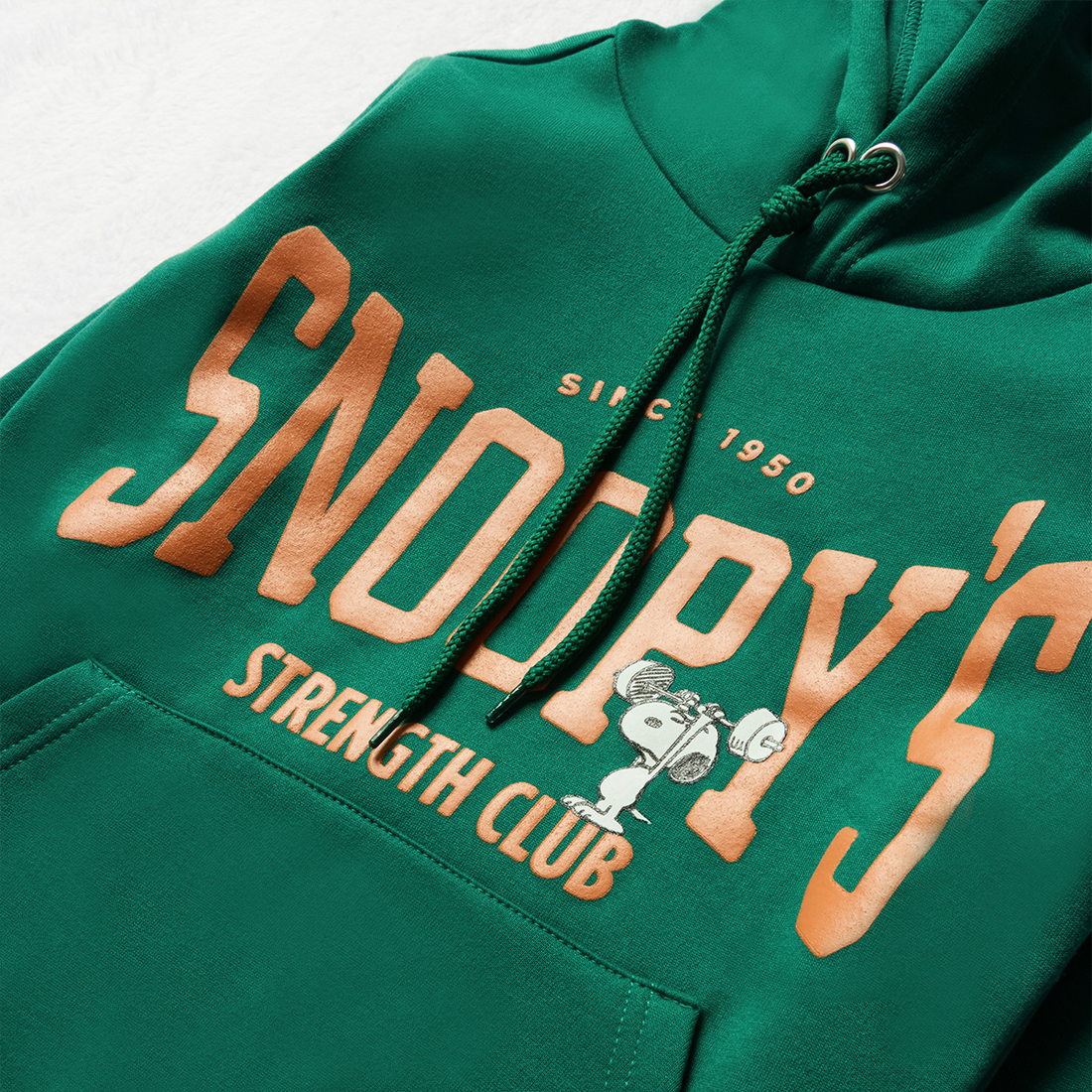 Snoopy hooded tracktop green-FATIGUE-9-10 YRS