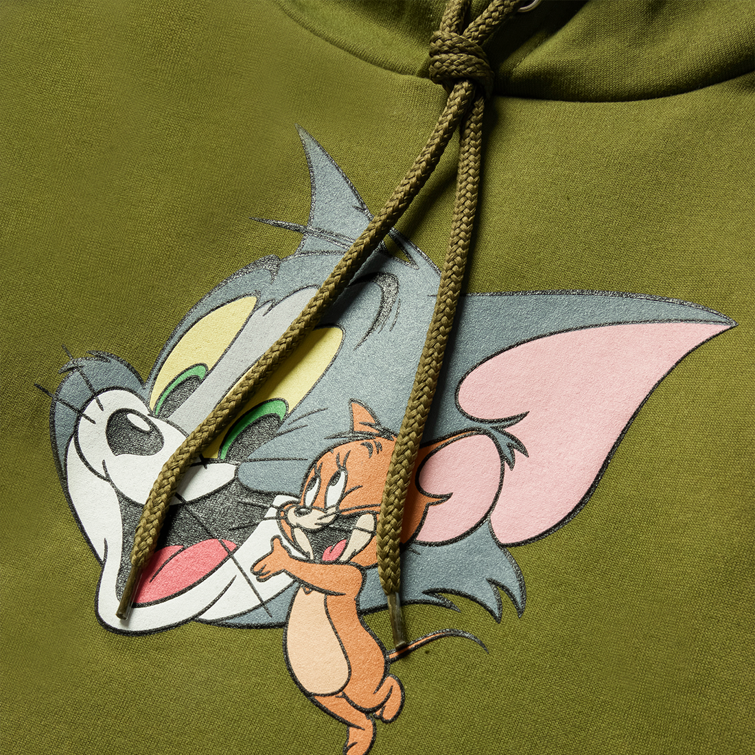 Tom and Jerry hooded tracktop fern-GREEN-9-10 YRS