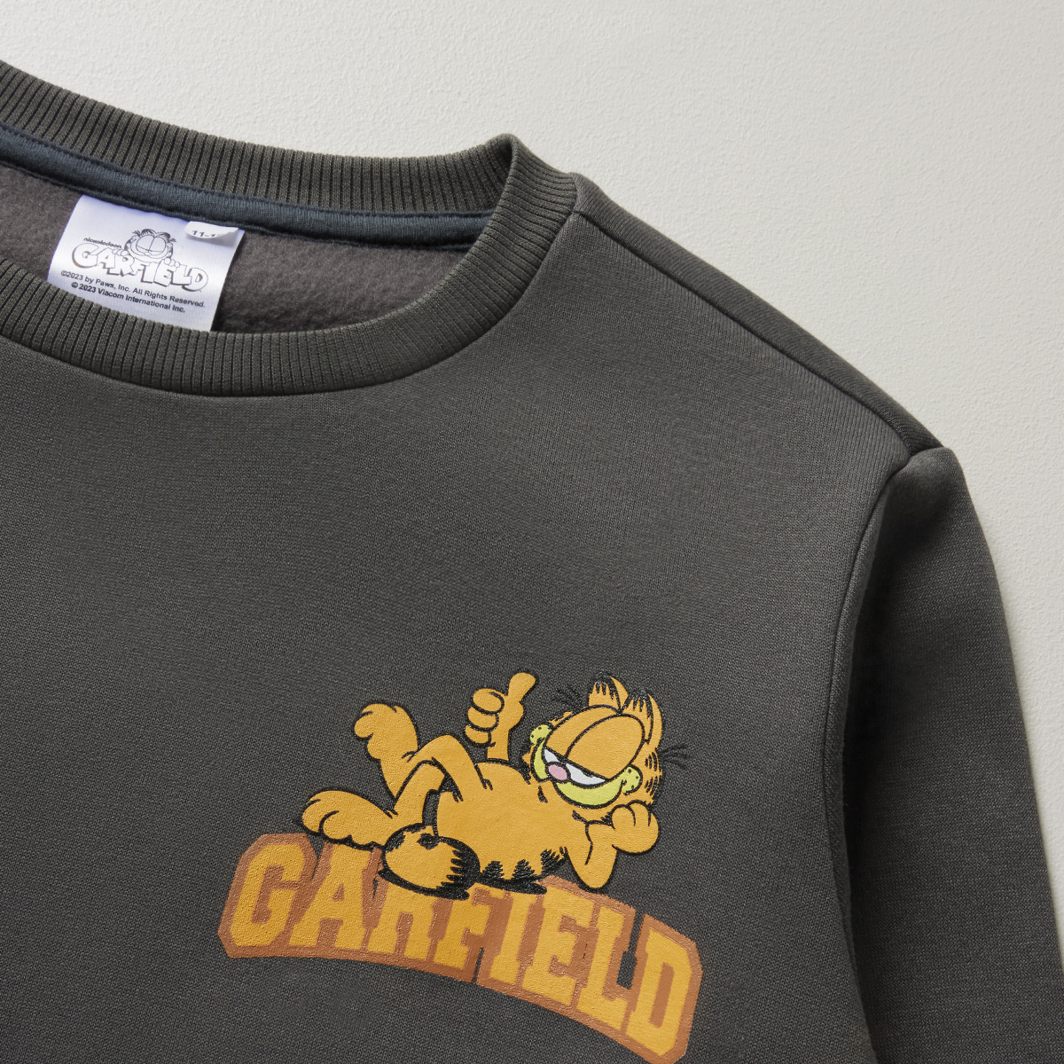 Garfield crew tracktop tornado-CHARCOAL-11-12 YRS (1)